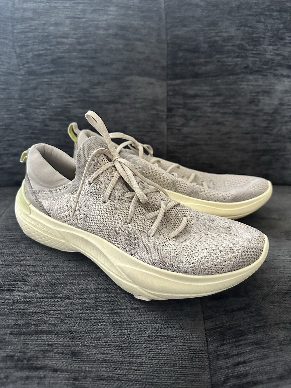 Sorel Explorer Blitz Stride Lace Sneaker Running Shoes Grey/Yellow Womens 8.5